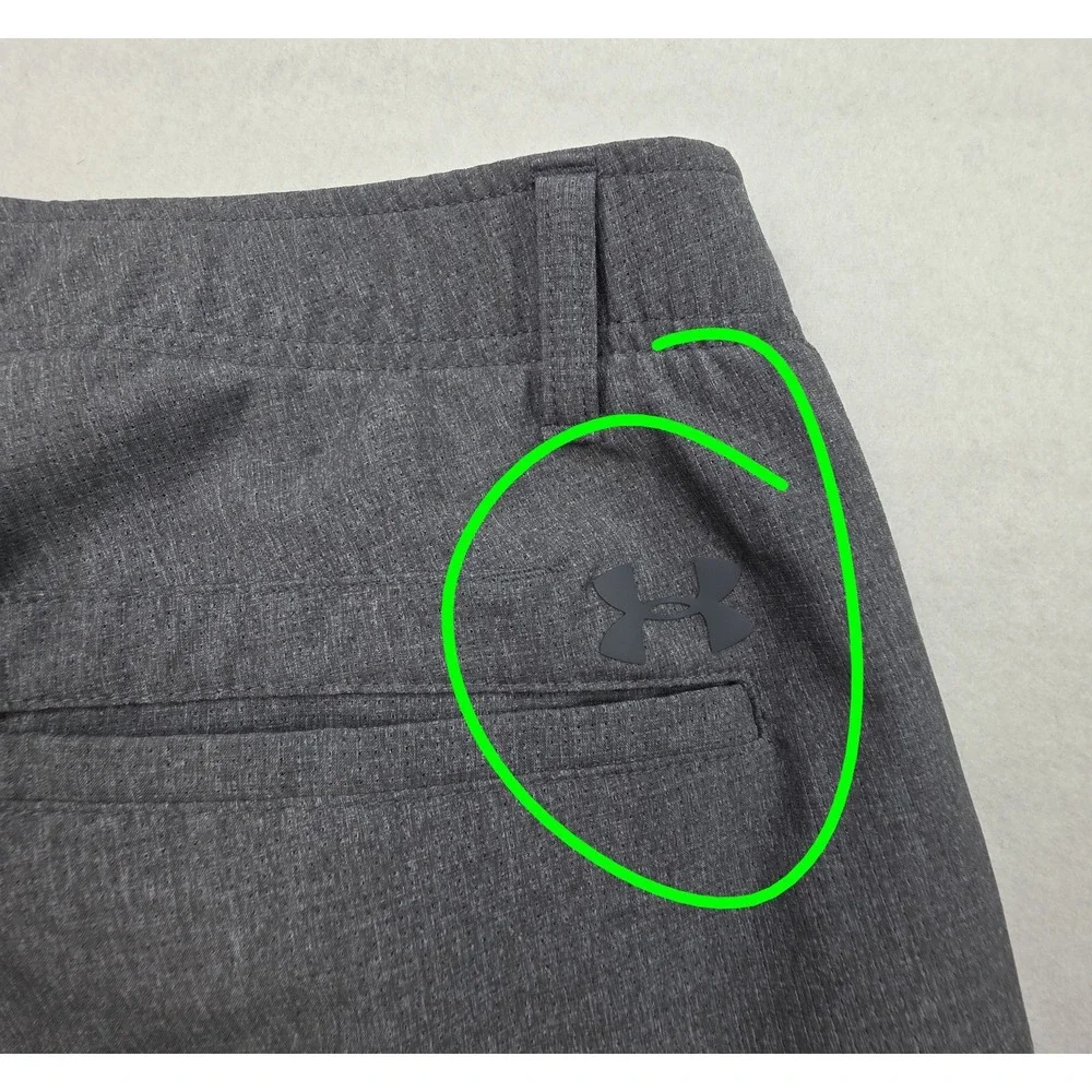 Under Armour Matchplay Pants Mens 32x32 Gray Chino Grip Waist LIMITED USE‎